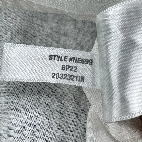 Madewell Embroidered Tiered Pull On Mini Skirt in Gingham Check. Size L. Lined - Picture 6 of 11